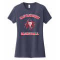 Women's Navy Basketball Tee