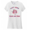 Women's White Lady Lions T&F Tee