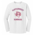 Unisex White Baseball LS