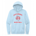 Unisex Light Blue Basketball Hoodie