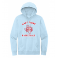 Unisex Light Blue Lady Lions Basketball Hoodie