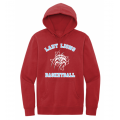 Unisex Red Lady Lions Basketball Hoodie