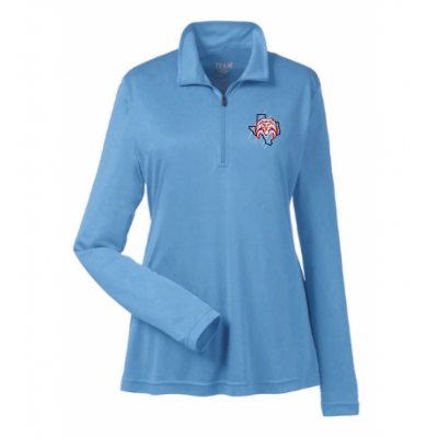 Women's Light Blue Quarter Zip