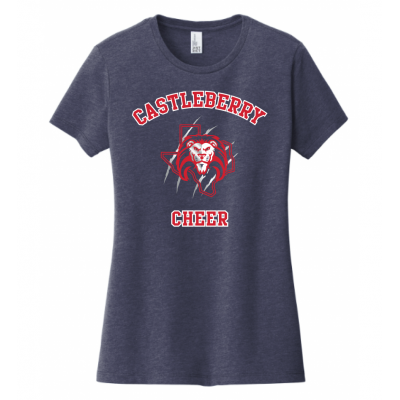 Women's Navy Cheer Tee