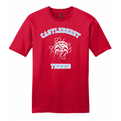 Men's Red Tennis Tee
