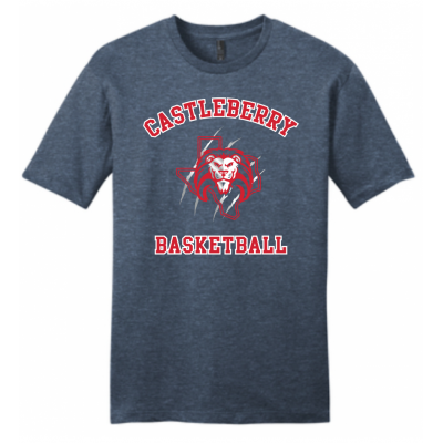 Men's Navy Basketball Tee