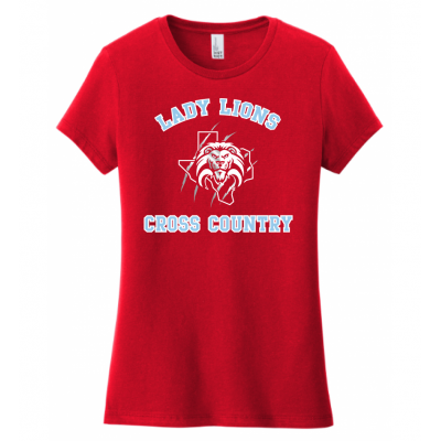 Women's Red Lady Lions CC Tee