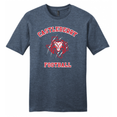 Men's Navy Football Tee