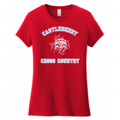 Women's Red CC Tee