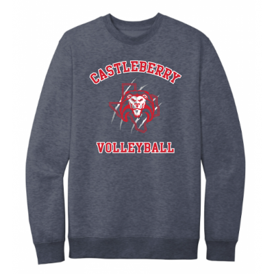 Unisex Navy Volleyball Sweatshirt