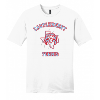 Men's White Tennis Tee