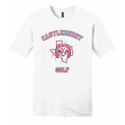 Men's White Golf Tee