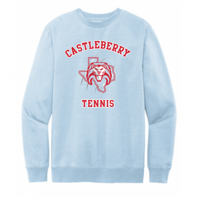 Unisex Light Blue Tennis Sweatshirt