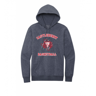 Unisex Navy Basketball Hoodie