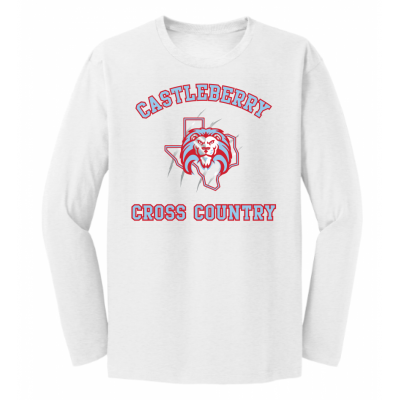 Unisex White CC LS