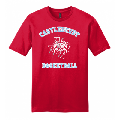 Men's Red Basketball Tee