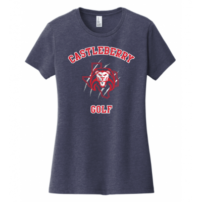 Women's Navy Golf Tee