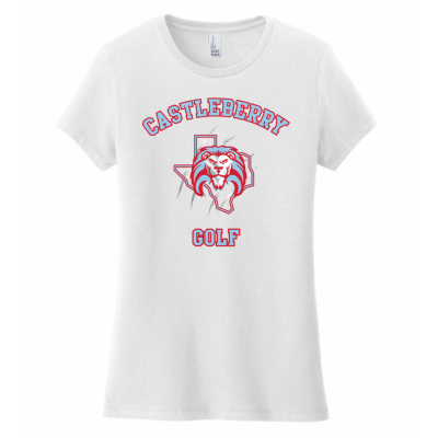 Women's White Golf Tee