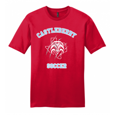 Men's Red Soccer Tee