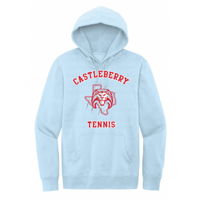 Unisex Light Blue Tennis Hoodie