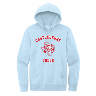 Unisex Light Blue Cheer Hoodie