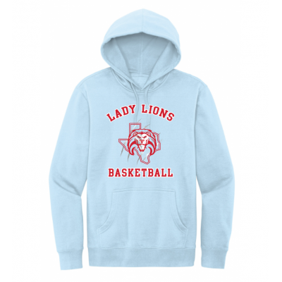 Unisex Light Blue Lady Lions Basketball Hoodie