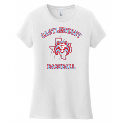 Women's Baseball White Tee