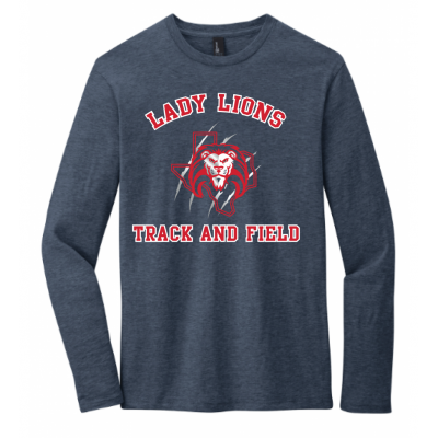 Unisex Navy Lady Lions T&F LS