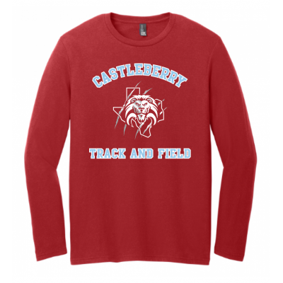 Unisex Red T&F LS