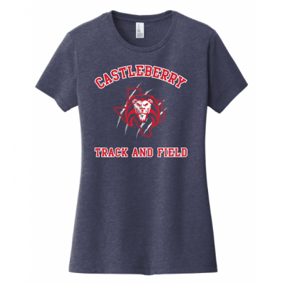 Women's Navy T&F Tee