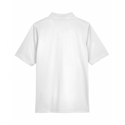 Women's White Harriton Polo