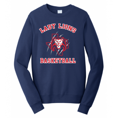 Unisex Navy Lady Lions Basketball Sweatshirt