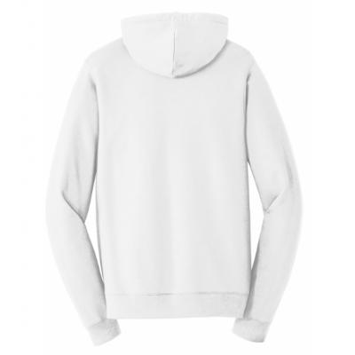 Unisex White Baseball Hoodie