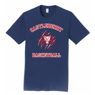 Men's Navy Basketball Tee