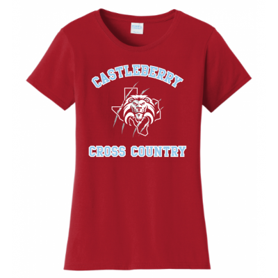 Women's Red CC Tee