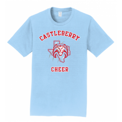 Men's Light Blue Cheer Tee
