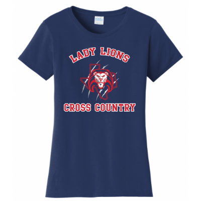 Women's Navy Lady Lions CC Tee