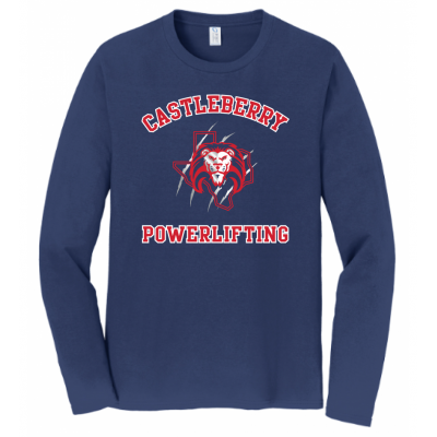 Unisex Navy Powerlifting LS