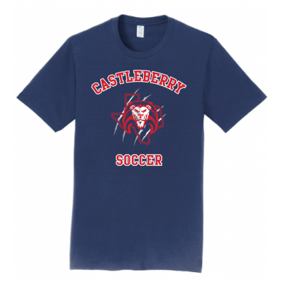 Men's Navy Soccer Tee