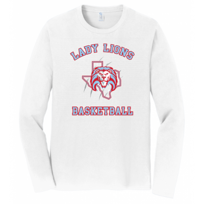 Unisex White Lady Lions Basketball LS