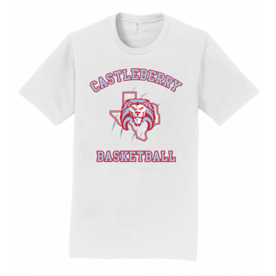 Men's White Basketball Tee