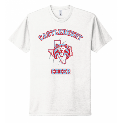 Unisex White Cheer Tee