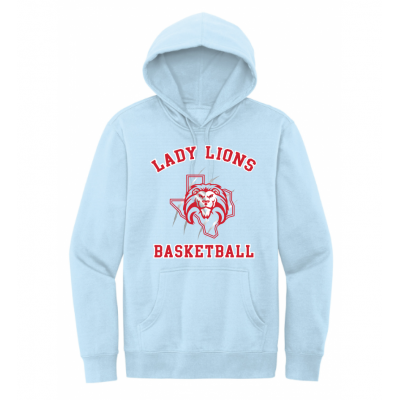 Unisex Light Blue Lady Lions Basketball Hoodie