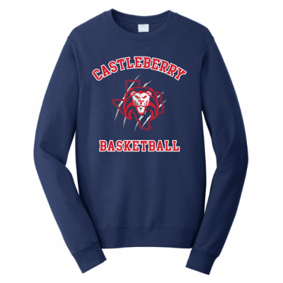 Unisex Navy Basketball Sweatshirt