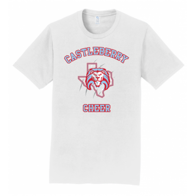 Men's White Cheer Tee