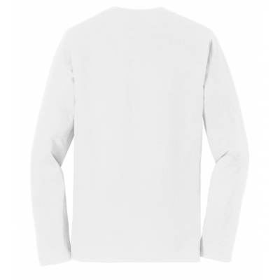 Unisex White Soccer LS