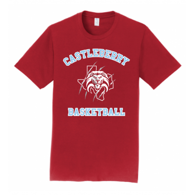 Men's Red Basketball Tee