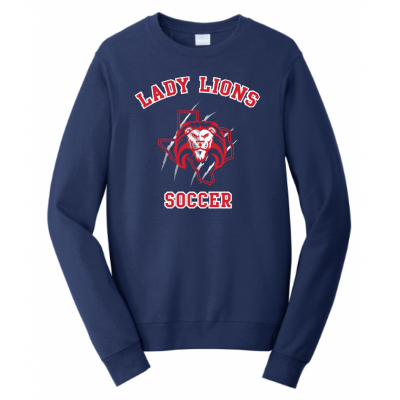 Unisex Navy Lady Lions Soccer Sweatshirt