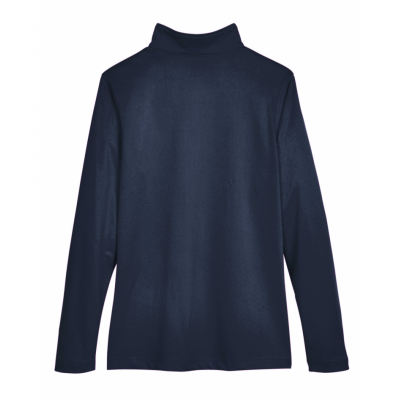 Women's Navy Harriton Quarter Zip
