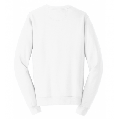 Unisex White T&F Sweatshirt